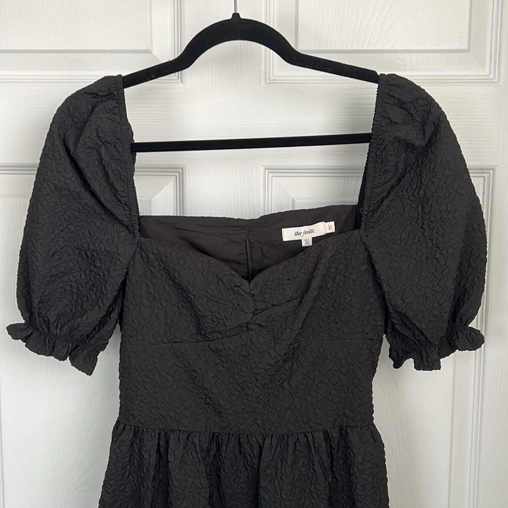 The Frolic Long Black Dress - Picture 3 of 5